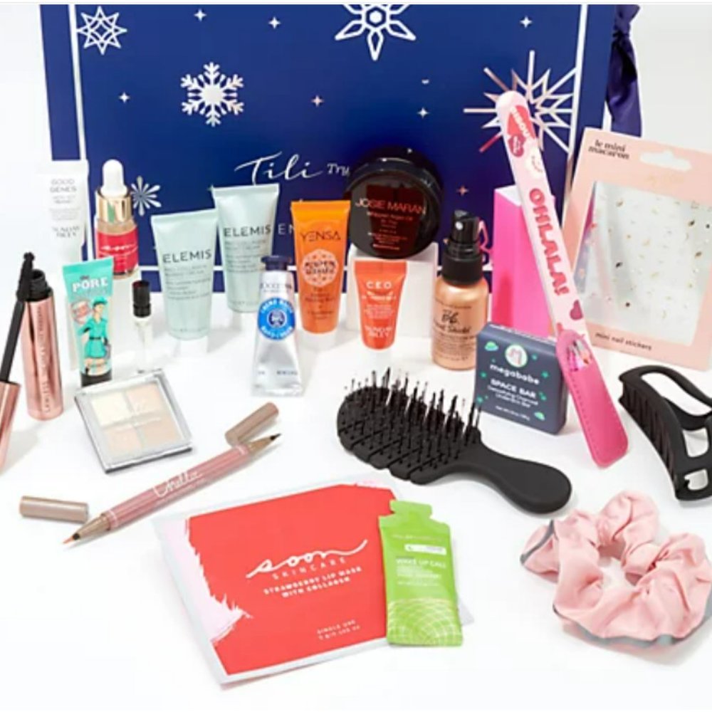 TILI Try It, Love It 24-Piece Beauty Sample Box - BRAND NEW!!!